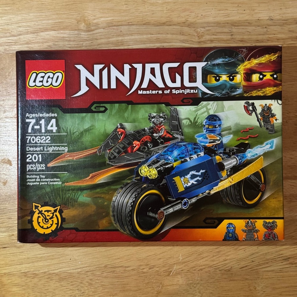 LEGO Ninjago 70622 Desert Lightning Jay Minifigure Hands of Time Set New Sealed
